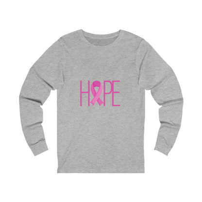 Breast Cancer Hope Unisex Jersey Long Sleeve Tee