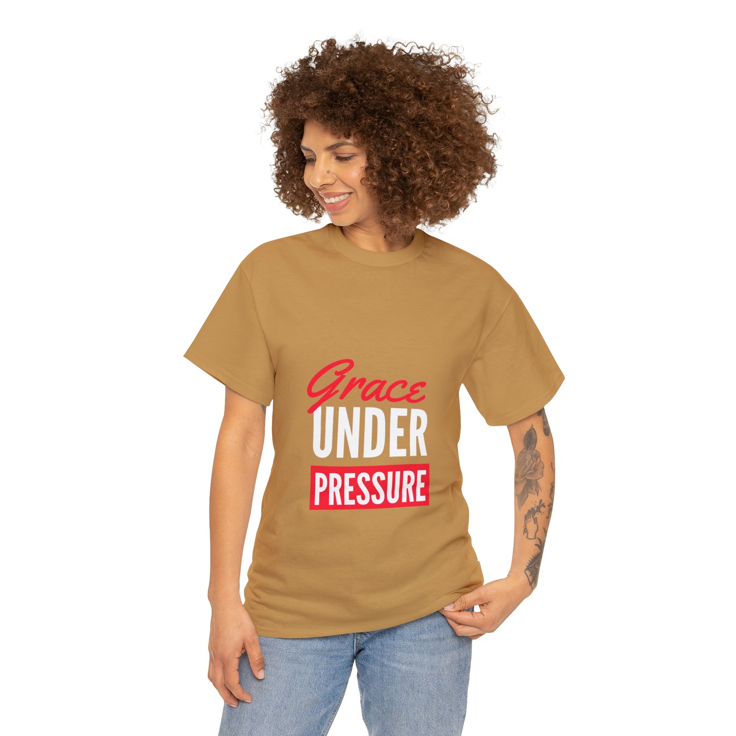 Grace Under Pressure Unisex Heavy Cotton Tee