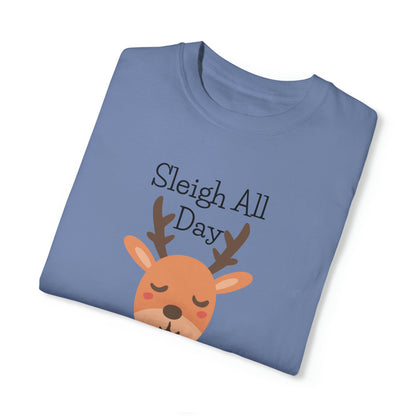 Sleigh All Day Unisex Garment-Dyed T-shirt