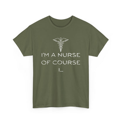 I'm a Nurse Unisex Heavy Cotton Tee