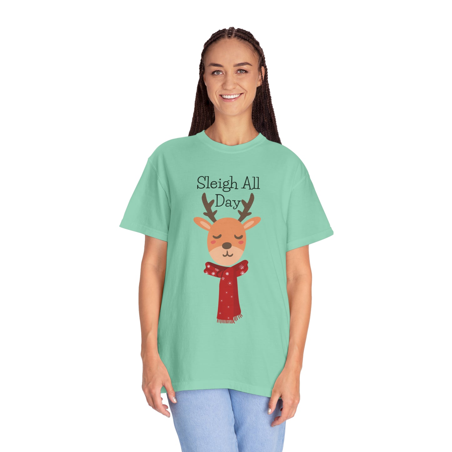 Sleigh All Day Unisex Garment-Dyed T-shirt