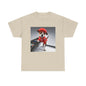 Red dog jogger Heavy Cotton Tee