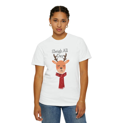 Sleigh All Day Unisex Garment-Dyed T-shirt