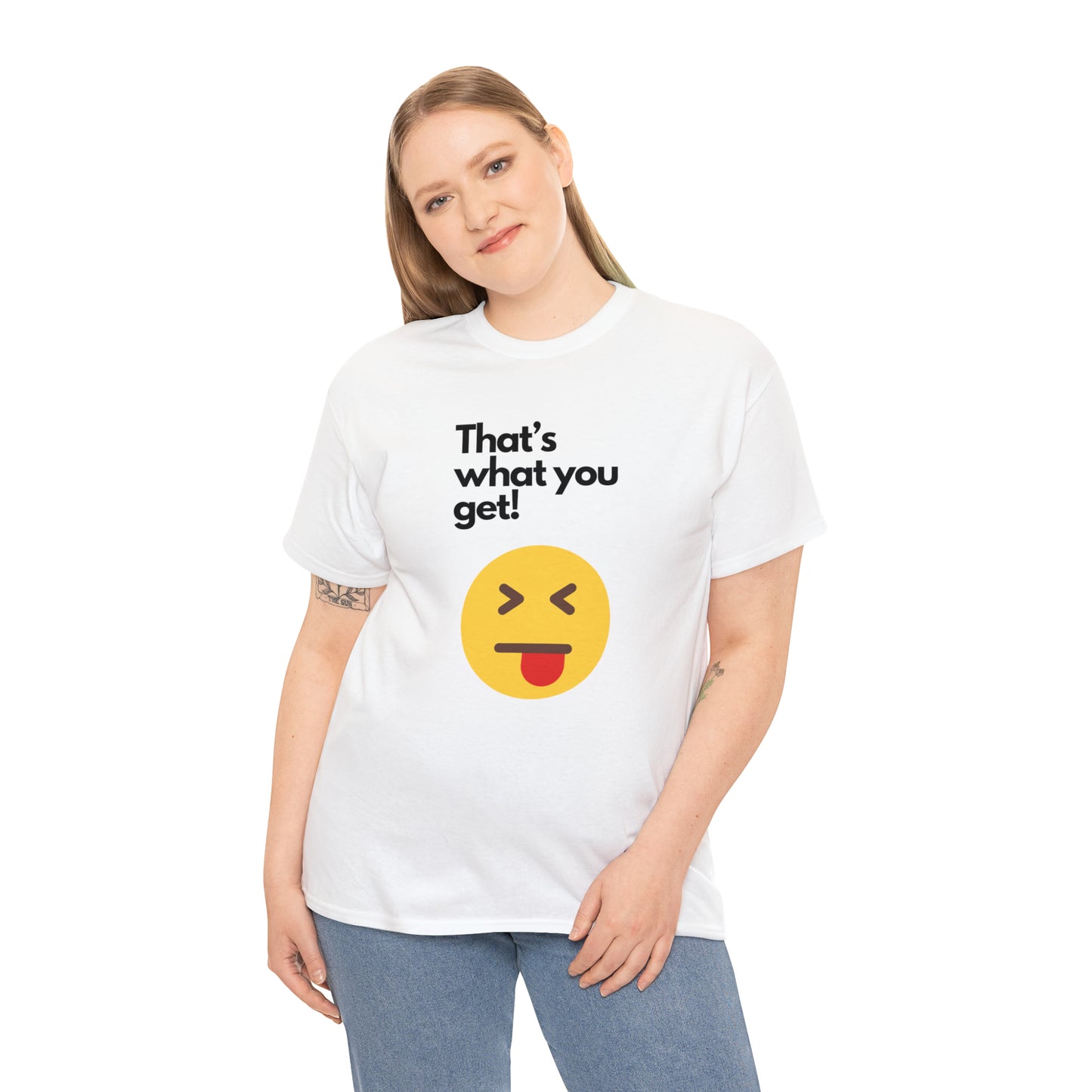 That's What you Get Unisex Heavy Cotton Tee