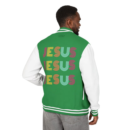 JESUS JESUS JESUS Letterman Jacket