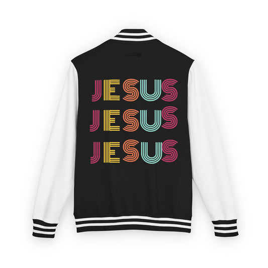 JESUS JESUS JESUS Letterman Jacket