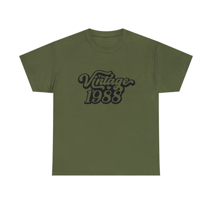 Vintage 1988 Unisex Heavy Cotton Tee