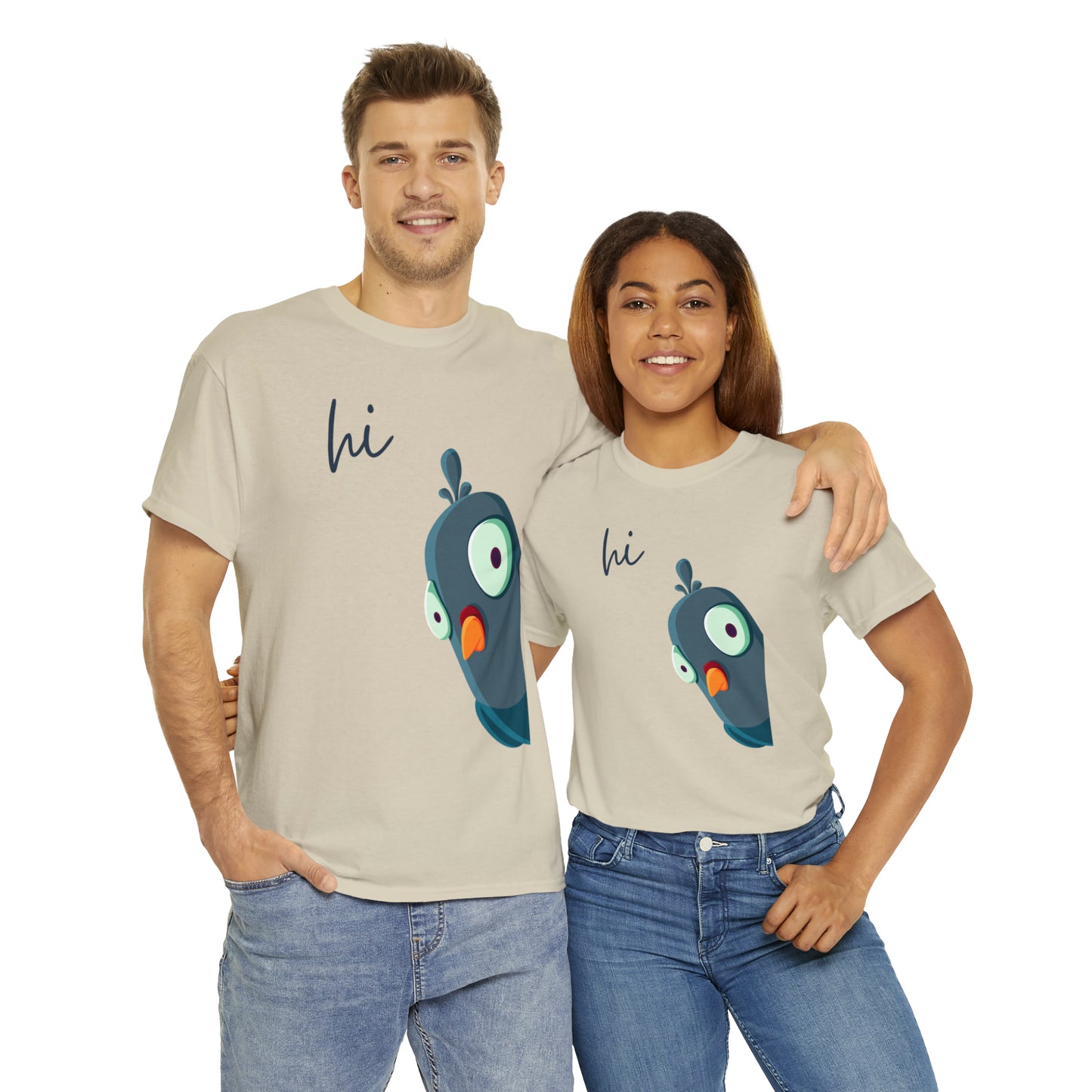 Hi Unisex Heavy Cotton Tee