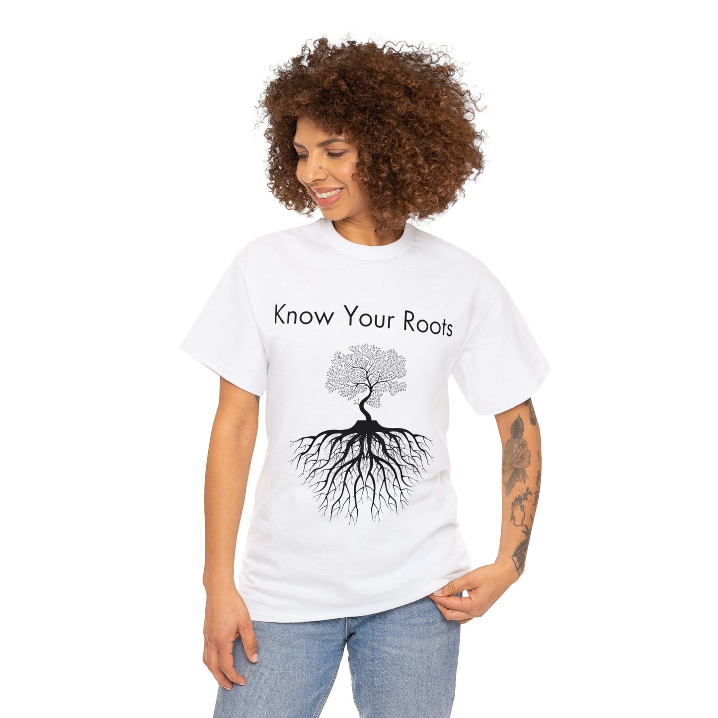 Know Your Roots Unisex Heavy Cotton Tee