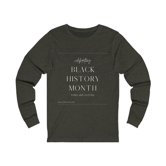 Black History Unisex Jersey Long Sleeve Tee