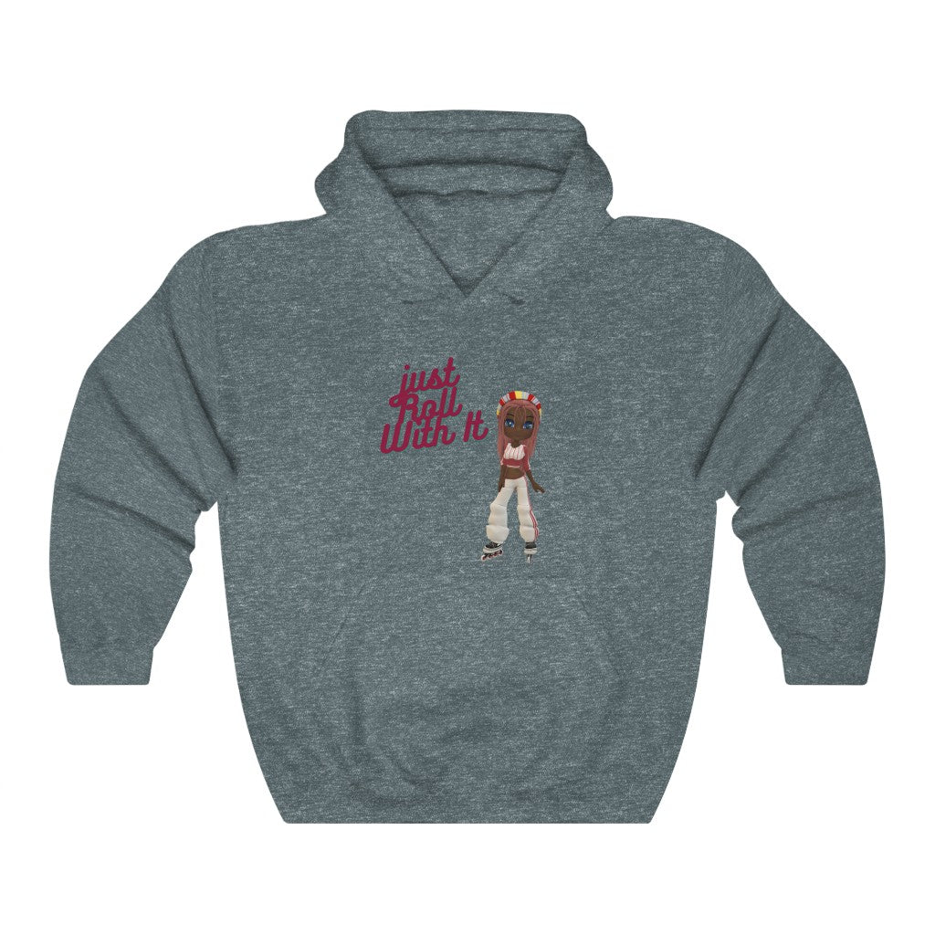 Unisex Heavy Blend™ Hooded Sweatshirt - Just Roll With It