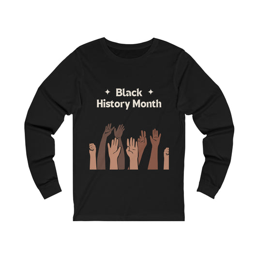 Black History -3Unisex Jersey Long Sleeve Tee